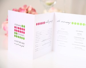 Wedding program ideas