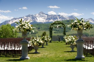 Alpine mountain wedding ideas